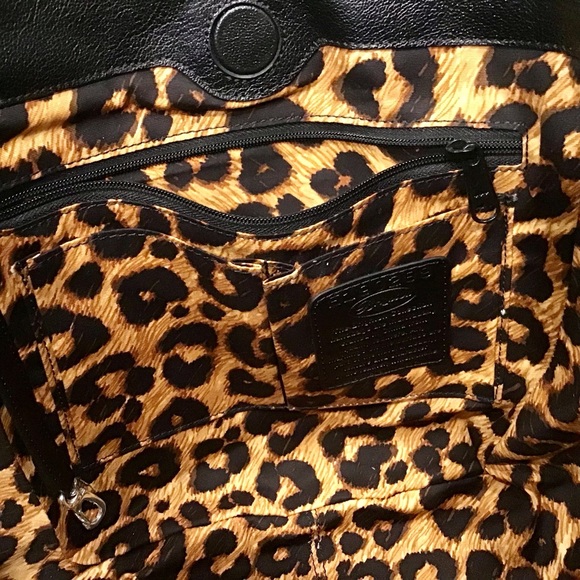NEW BRIGHTON TOTE SHOULDER BAG leopard lining - Picture 9 of 9